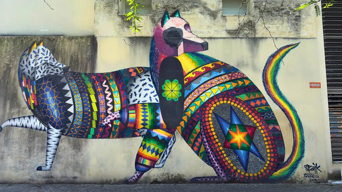 travail de l'artiste Straik
