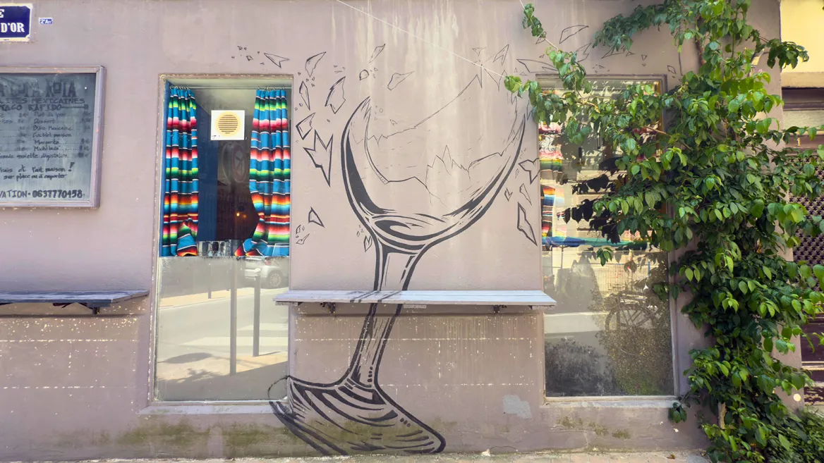 Street art rue Pomme d'Or Bordeaux