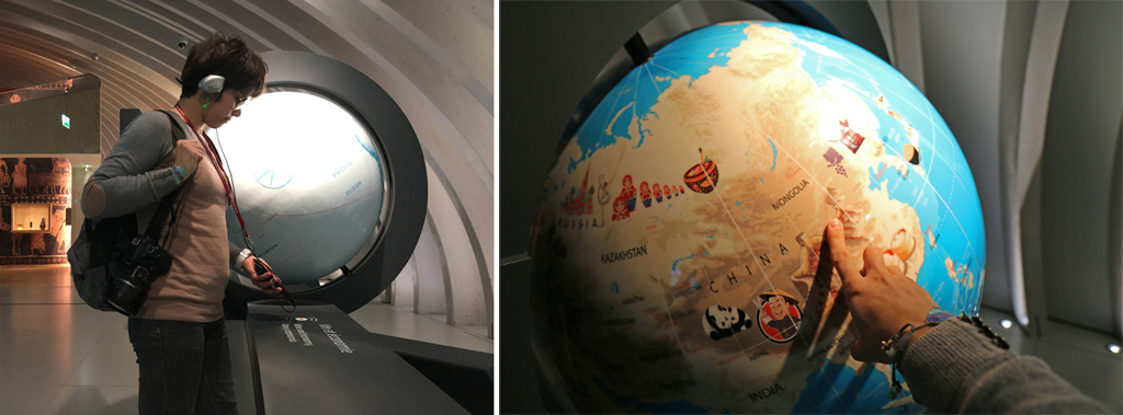 An interactive world map