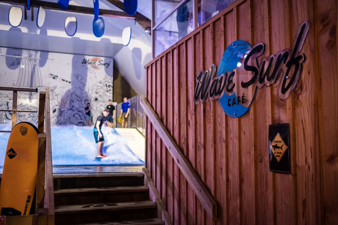 Le Wave Surf café, un concept original