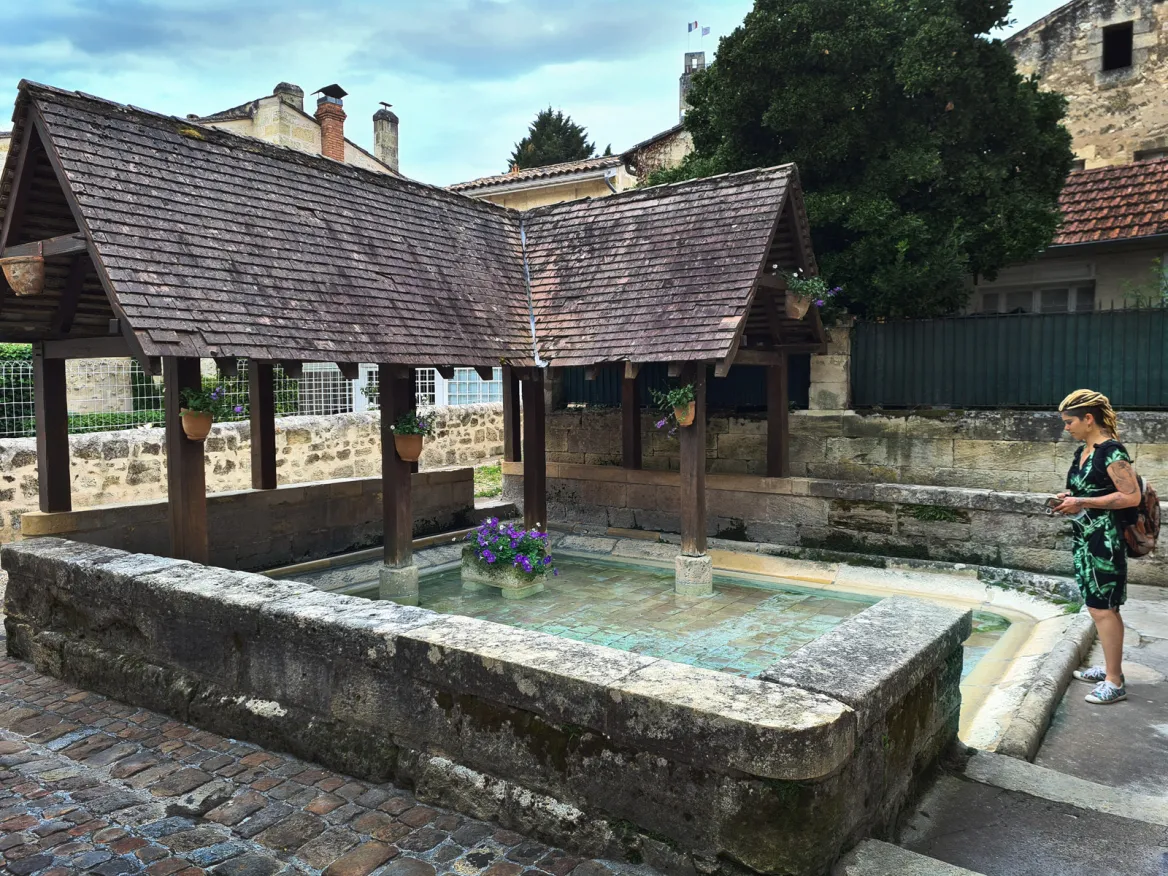 The fountain of the square