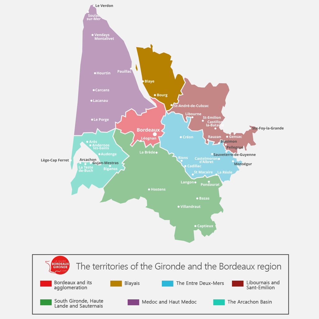 Map of Le Blayais